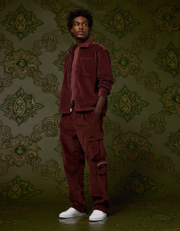 Ae x Tru Kolors Pantalón Cargo de Corduroy - Generico