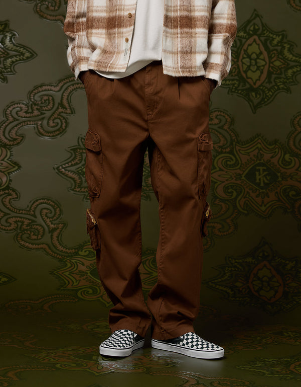 Ae x Tru Kolors Pantalón Cargo - Café