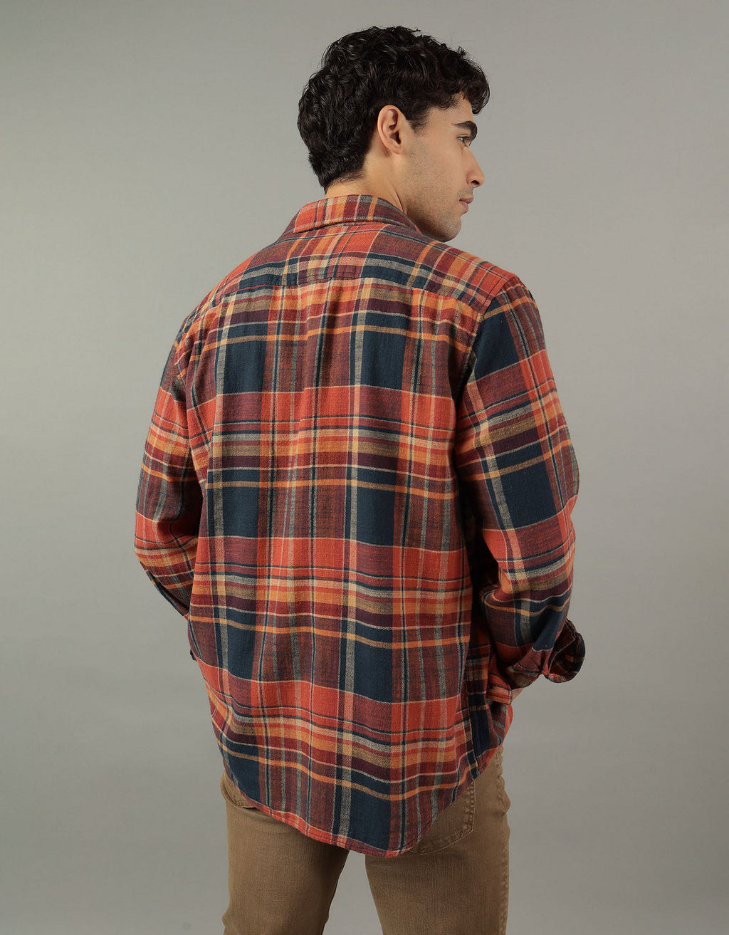 Camisa AE de franela súper suave - Naranja 2151_2202_800_ob