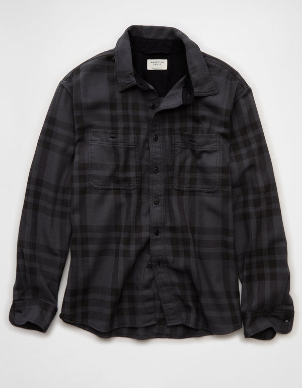 Camisa de Franela Ae - Café