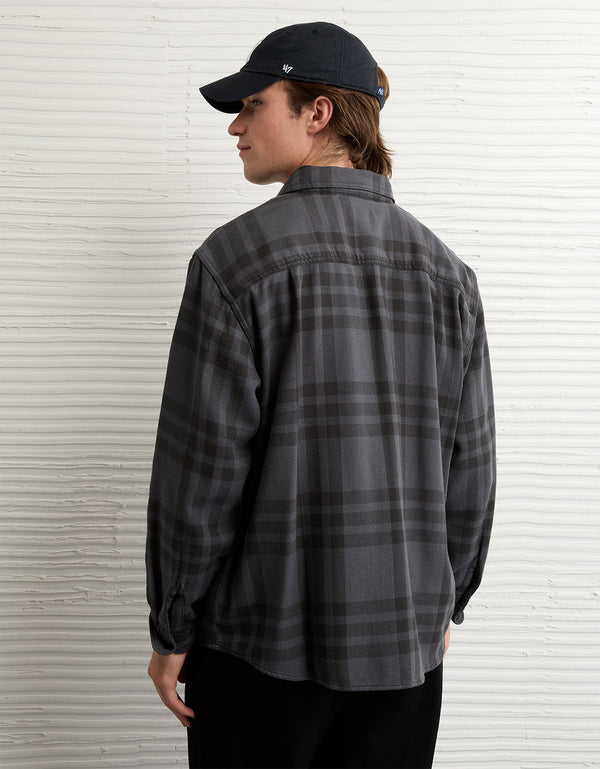 Camisa de Franela Ae - Café