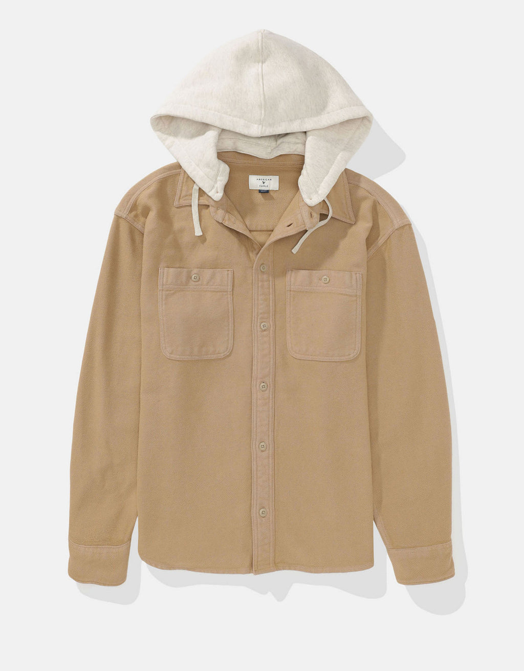 Sudadera con capucha Ae - Caqui 2153_2951_212_f