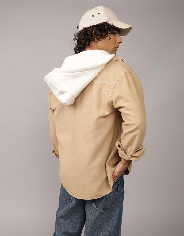 Sudadera con capucha Ae - café