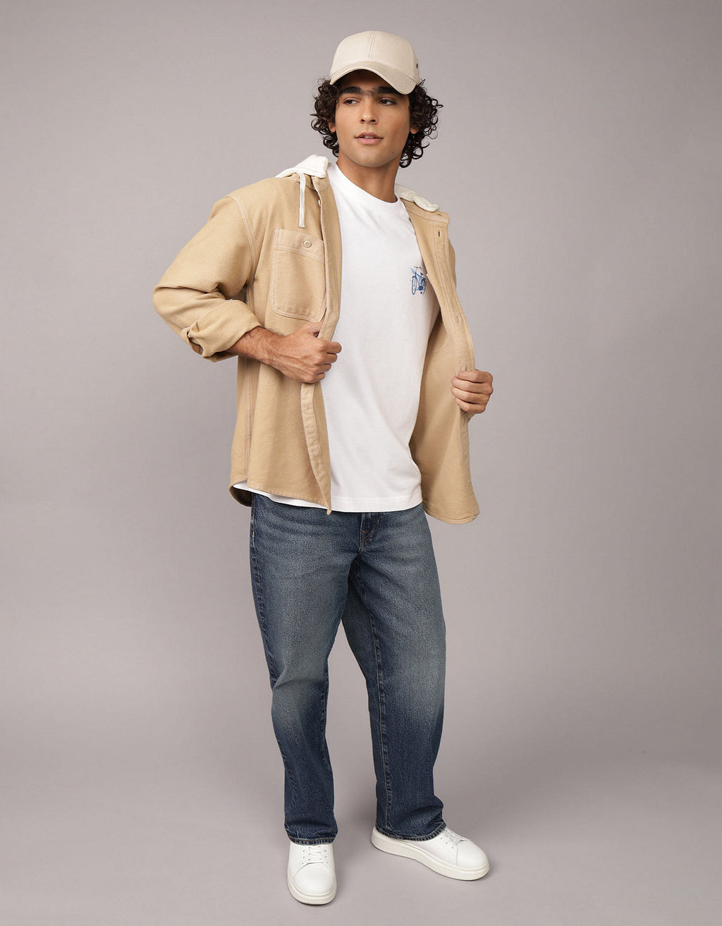 Sudadera con capucha Ae - café 2153_2951_212_of