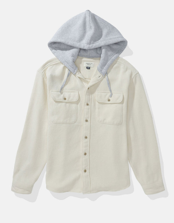 Camisa de Franela con Capucha Ae - Generico