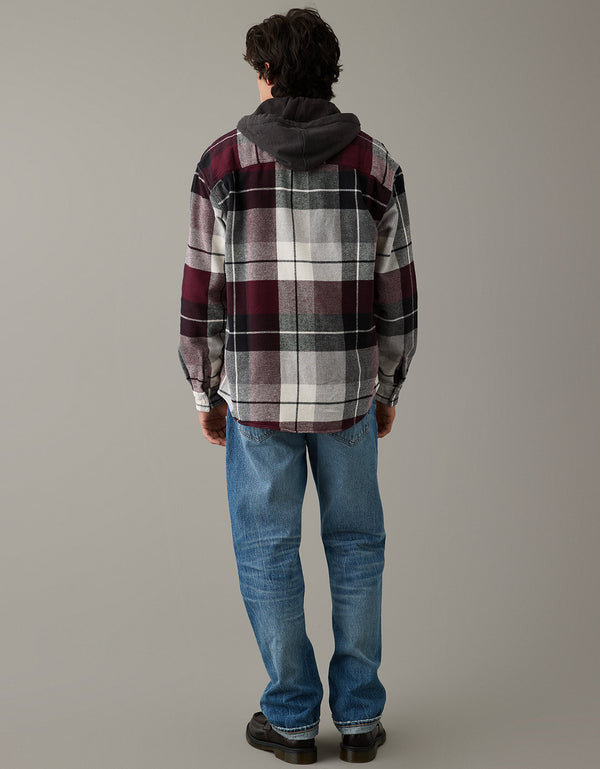 Camisa AE de franela con capucha super suave - Generico