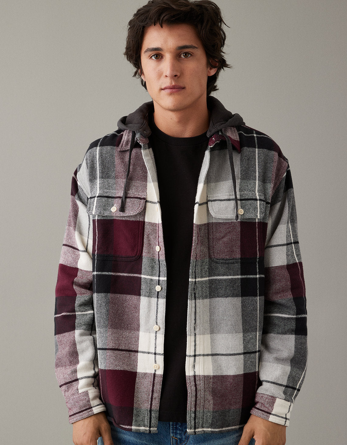 Camisa AE de franela con capucha super suave - Generico 2153_6107_647_of