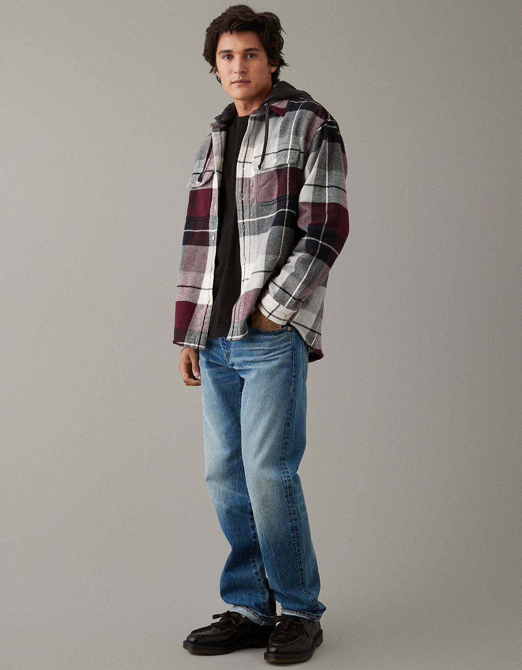 Camisa AE de franela con capucha super suave - Generico 2153_6107_647_os