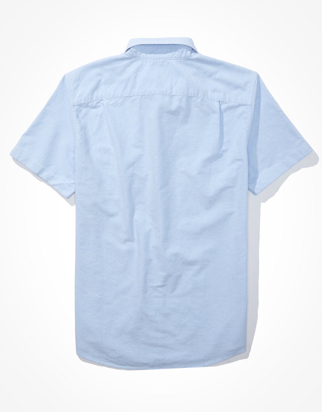 Camisa Oxford de Manga Corta con Botones - Azul 2154_2105_400_b