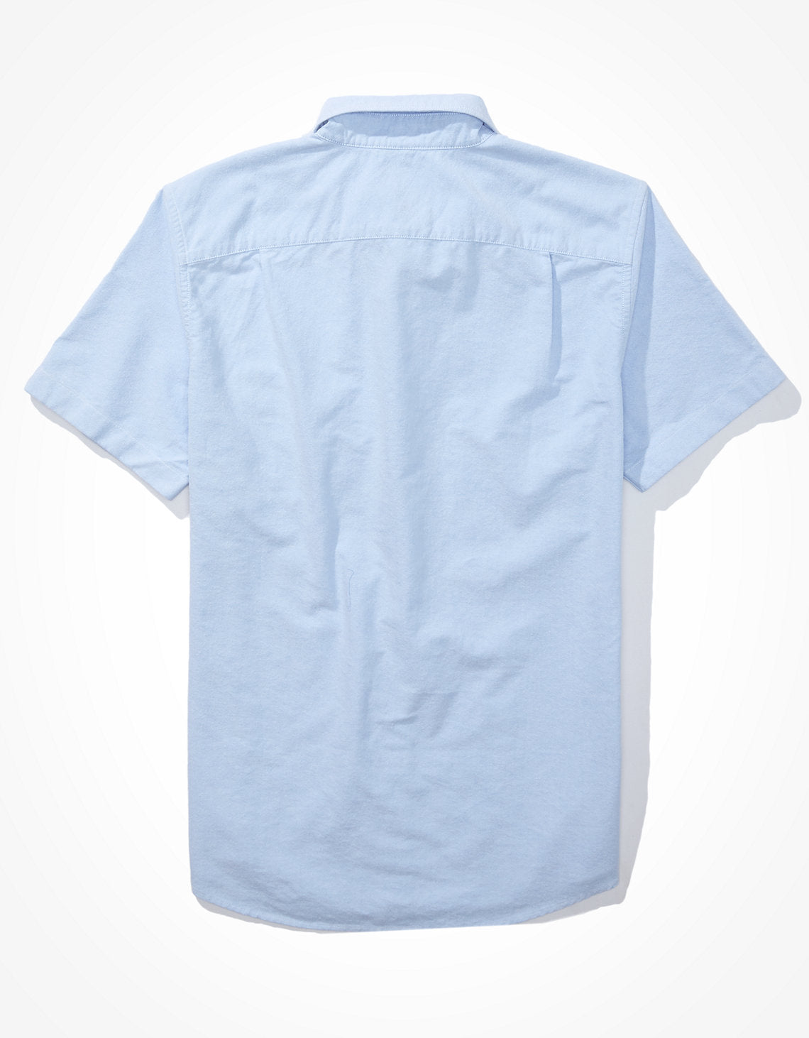 Camisa Oxford de Manga Corta con Botones - Azul 2154_2105_400_b
