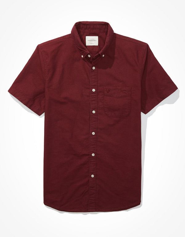 Camiseta AE Oxford con botones de manga corta - Generico