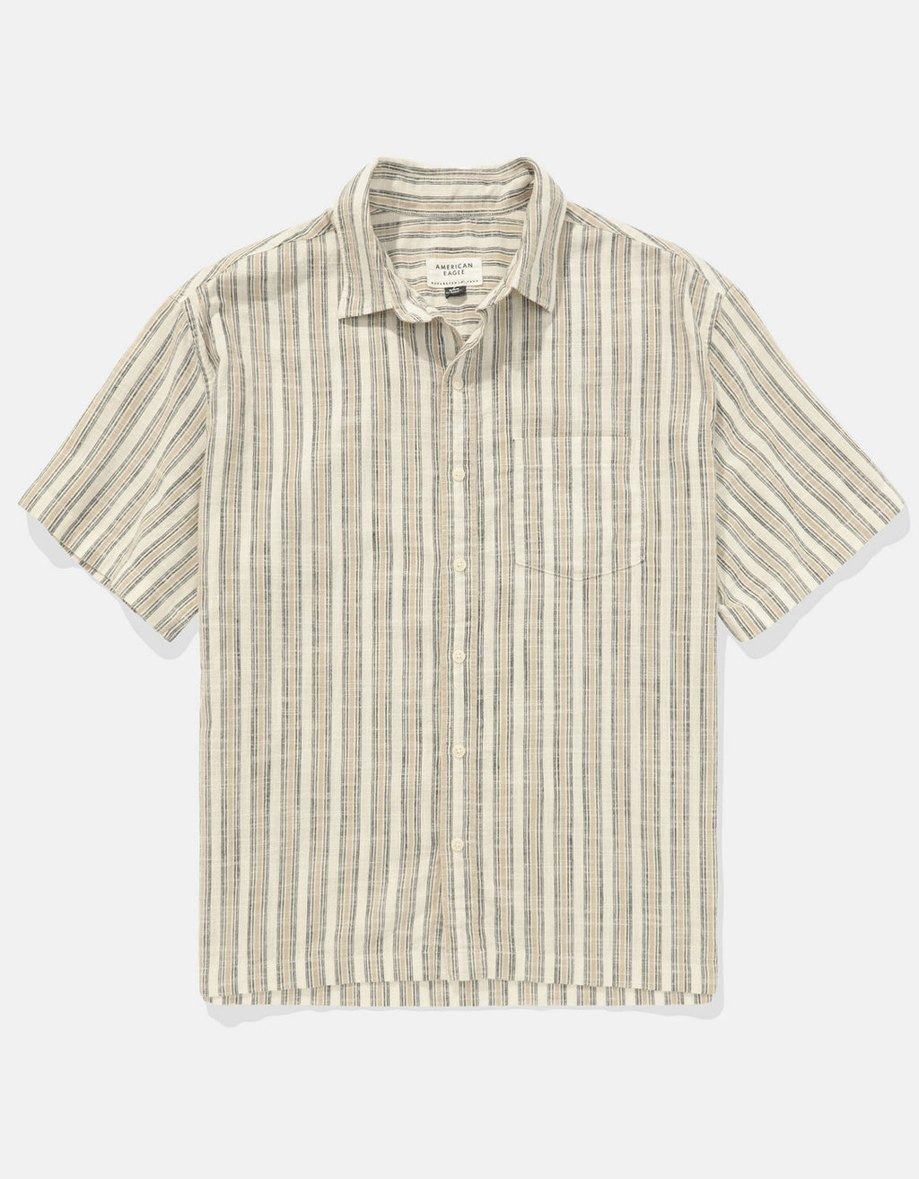 Camisa Manga Corta de rayas Hombre AE - Generico 2154_2715_121_f