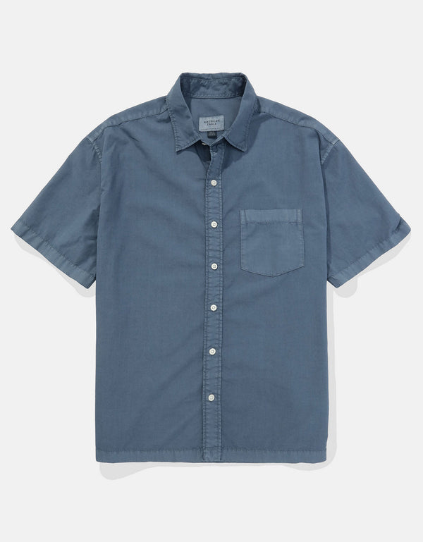 Camisa Manga Corta Hombre AE - Azul