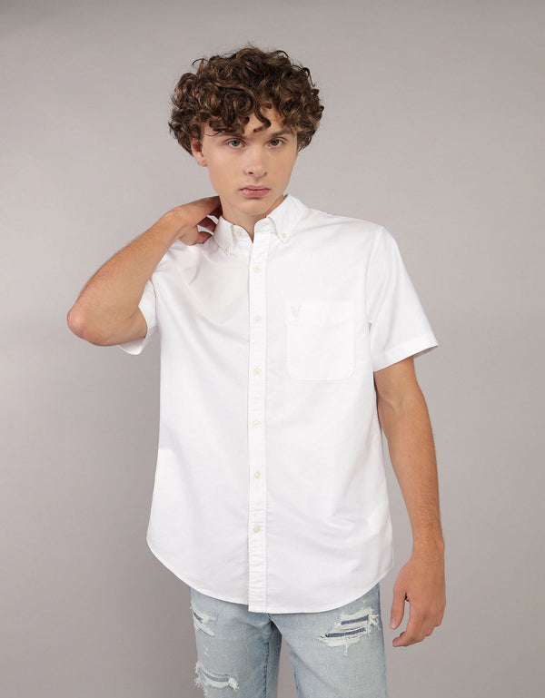 Camisa Manga Corta Ae - Blanco