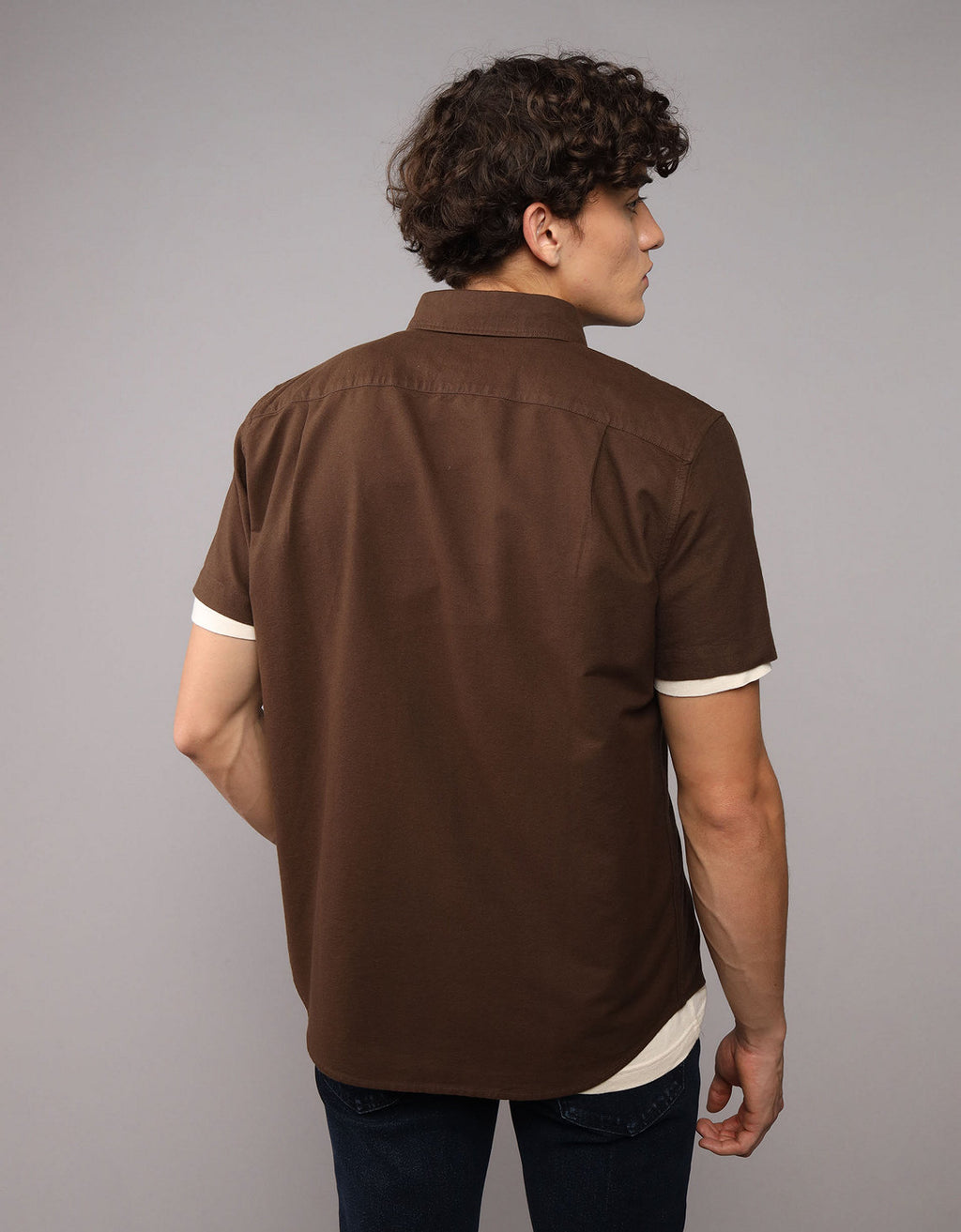 Camisa Manga Corta Ae - Blanco 2154_2728_285_ob