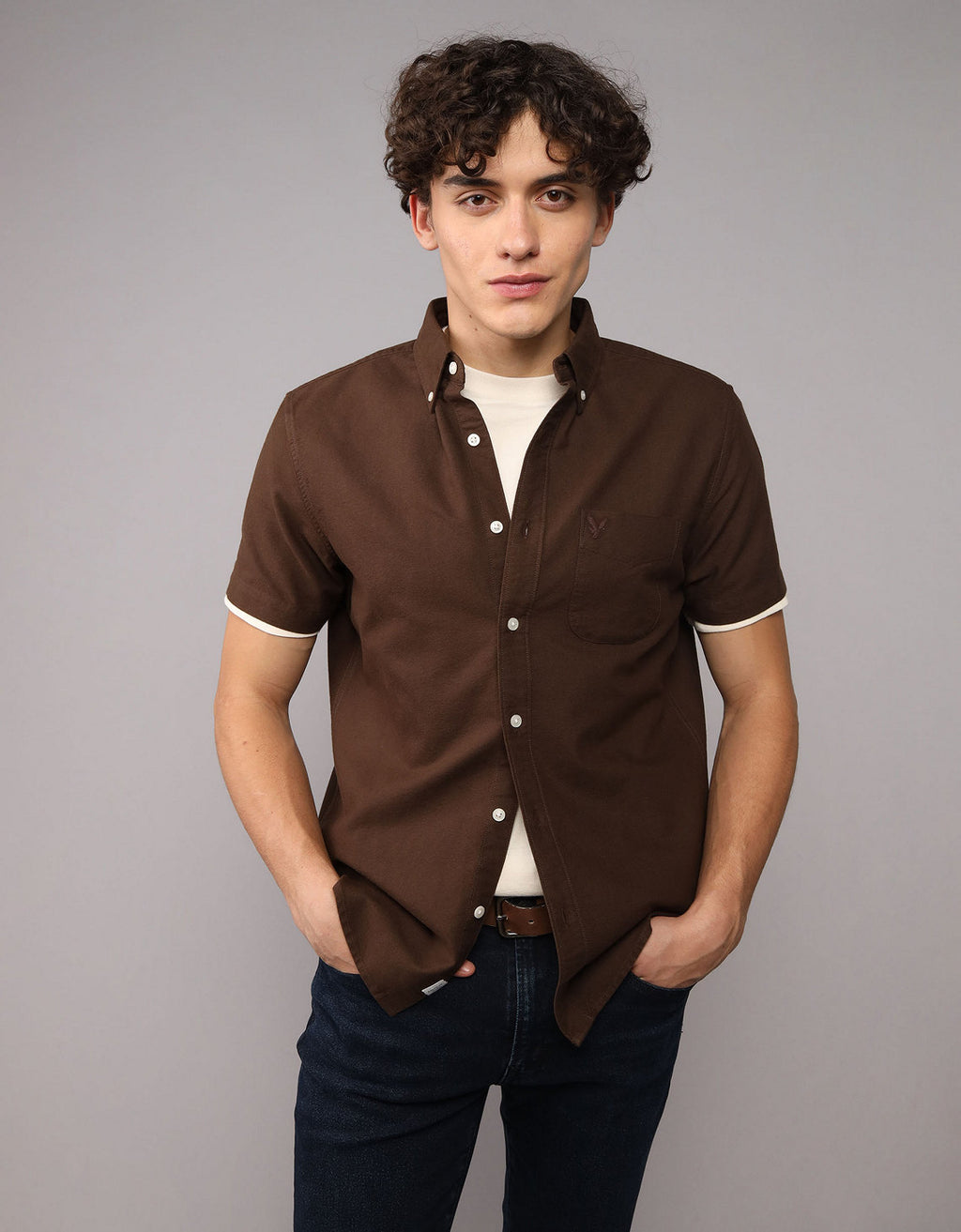 Camisa Manga Corta Ae - Blanco 2154_2728_285_of
