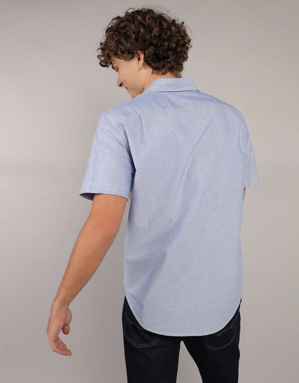 Camisa Manga Corta Ae - Azul