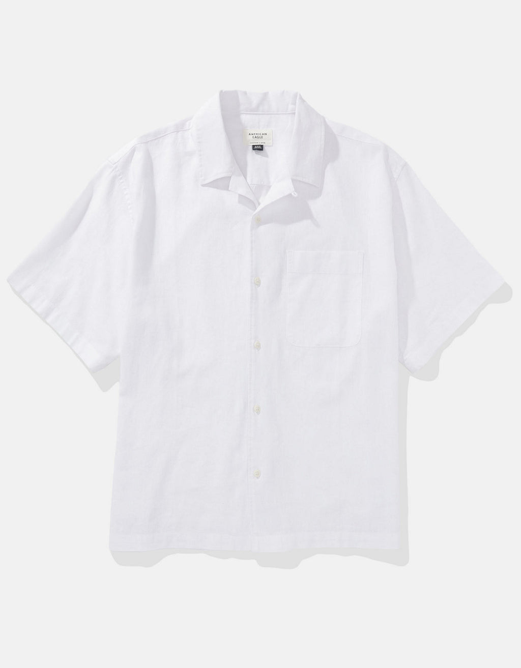 Camisa manga corta con rayas de hombre AE - Blanco 2154_2734_100_f