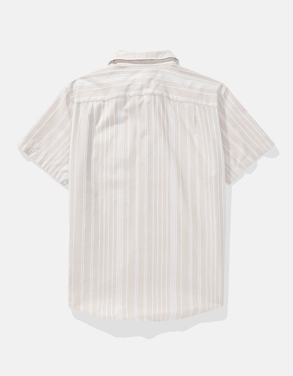 Camisa abotonada junto a la piscina Ae - Caqui