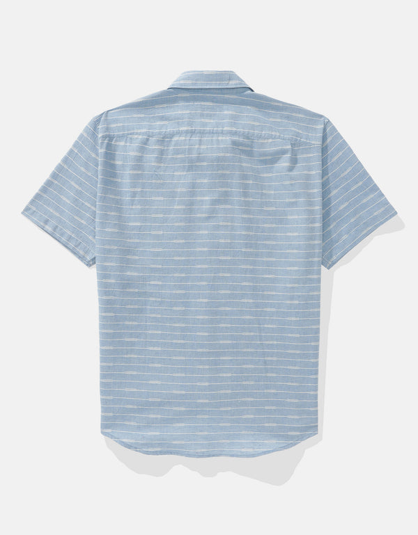 Camisa Manga Corta Ae - Azul