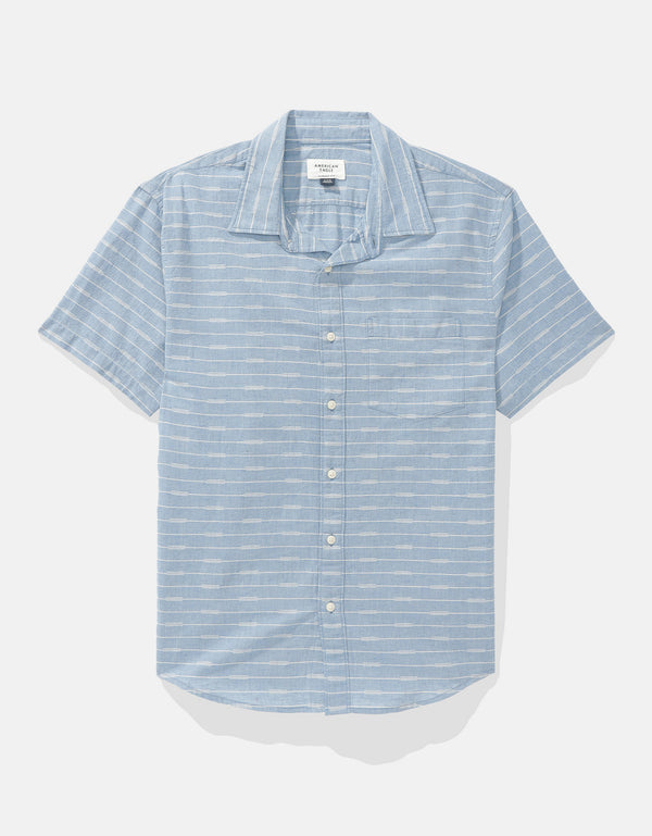 Camisa Manga Corta Ae - Azul
