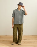 Camisa de ajuste relajado con cuello campana y botones. - Generico 2154_3110_008_of