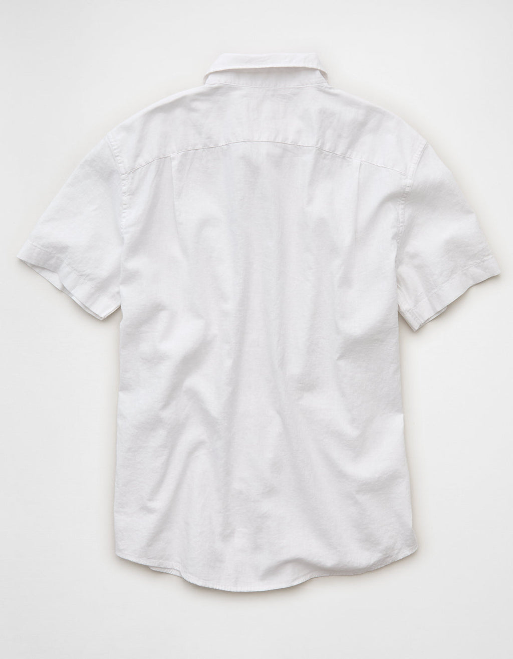 Camisa de lino con botones de ajuste estándar. - Blanco 2154_3157_100_b