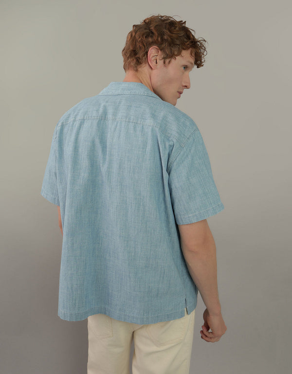Camisa manga corta Ae - Azul