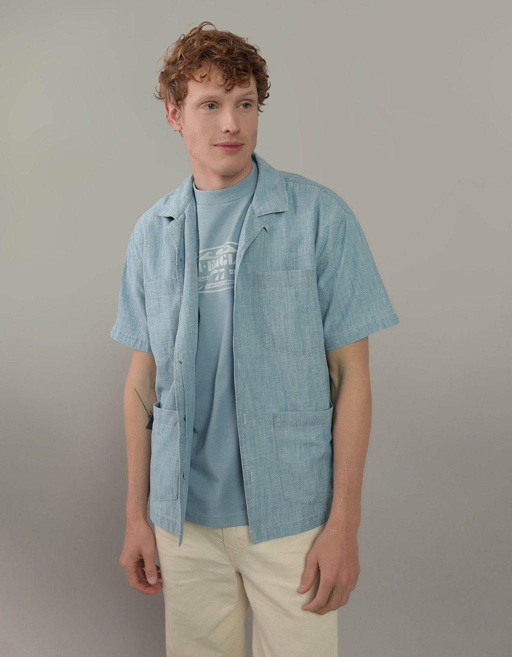 Camisa manga corta Ae - Azul 2154_6250_437_of