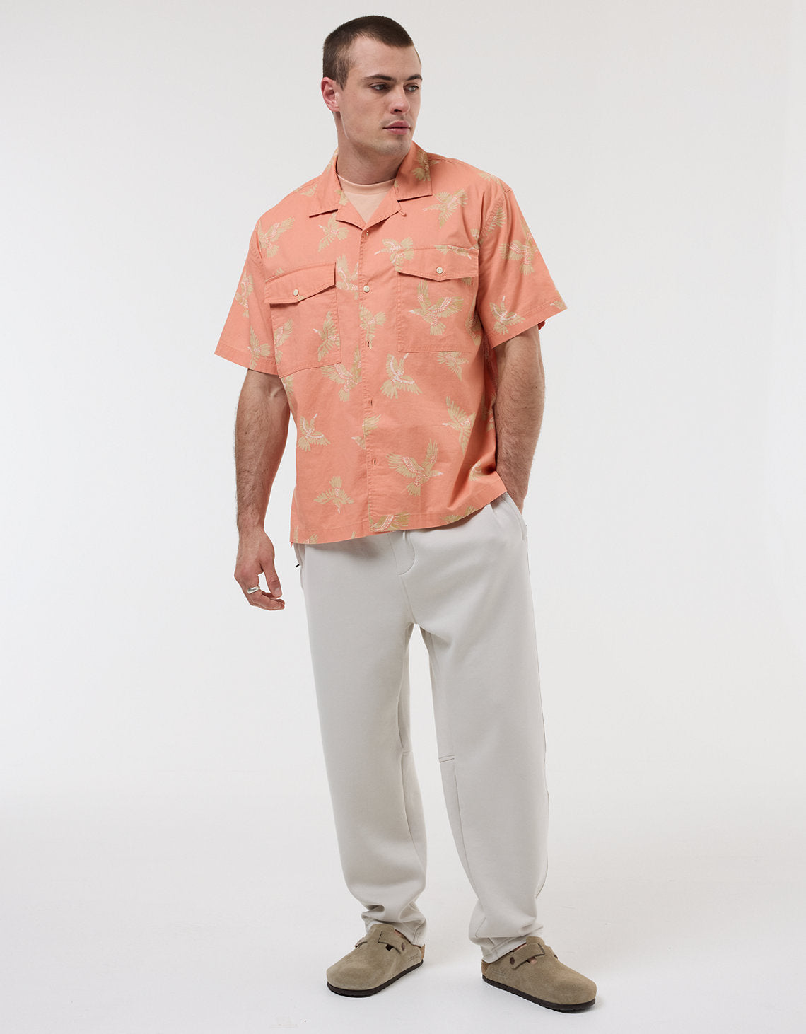 Camisa manga corta Ae con estampados - Rosa 2154_6278_612_d2