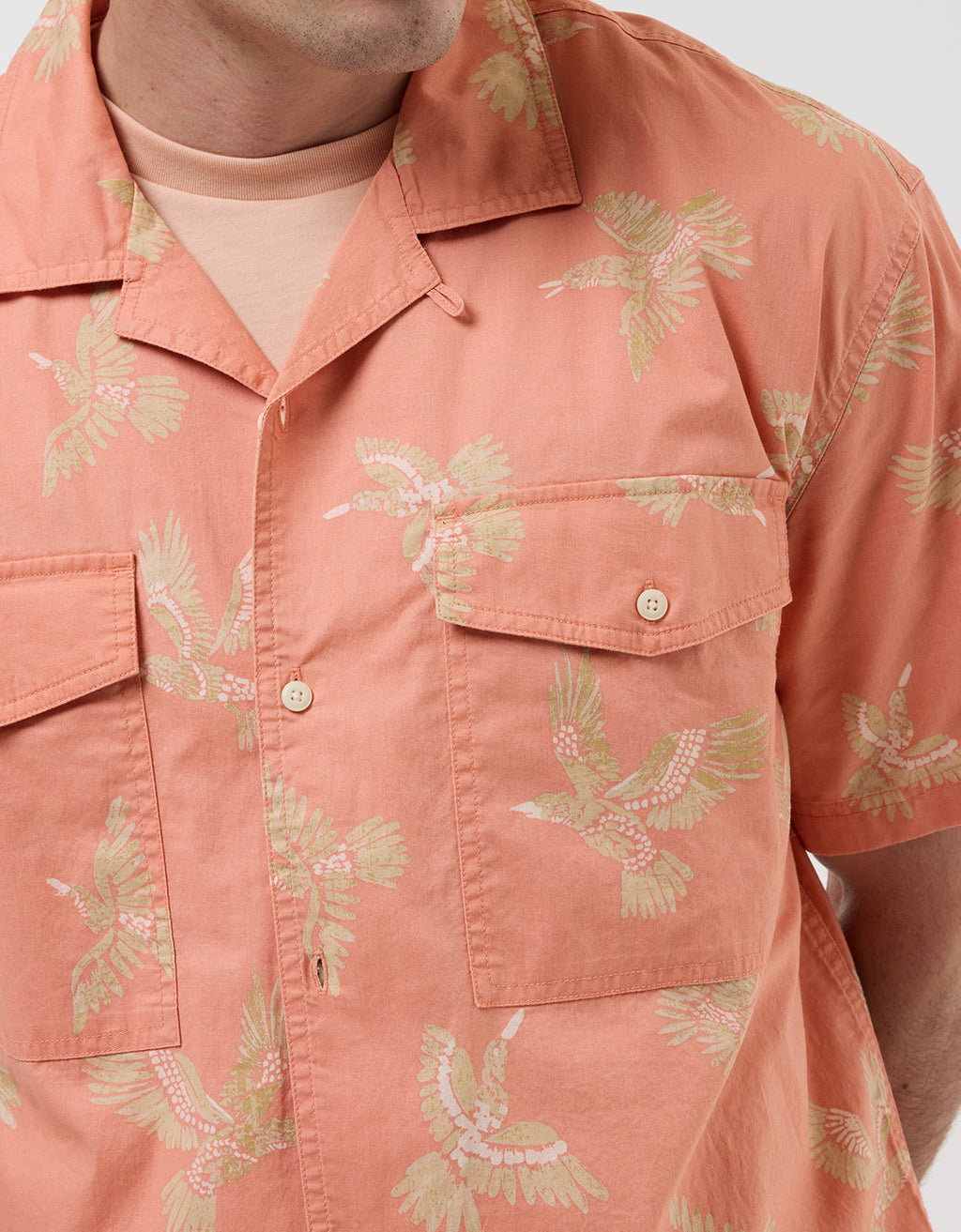Camisa manga corta Ae con estampados - Rosa 2154_6278_612_ob