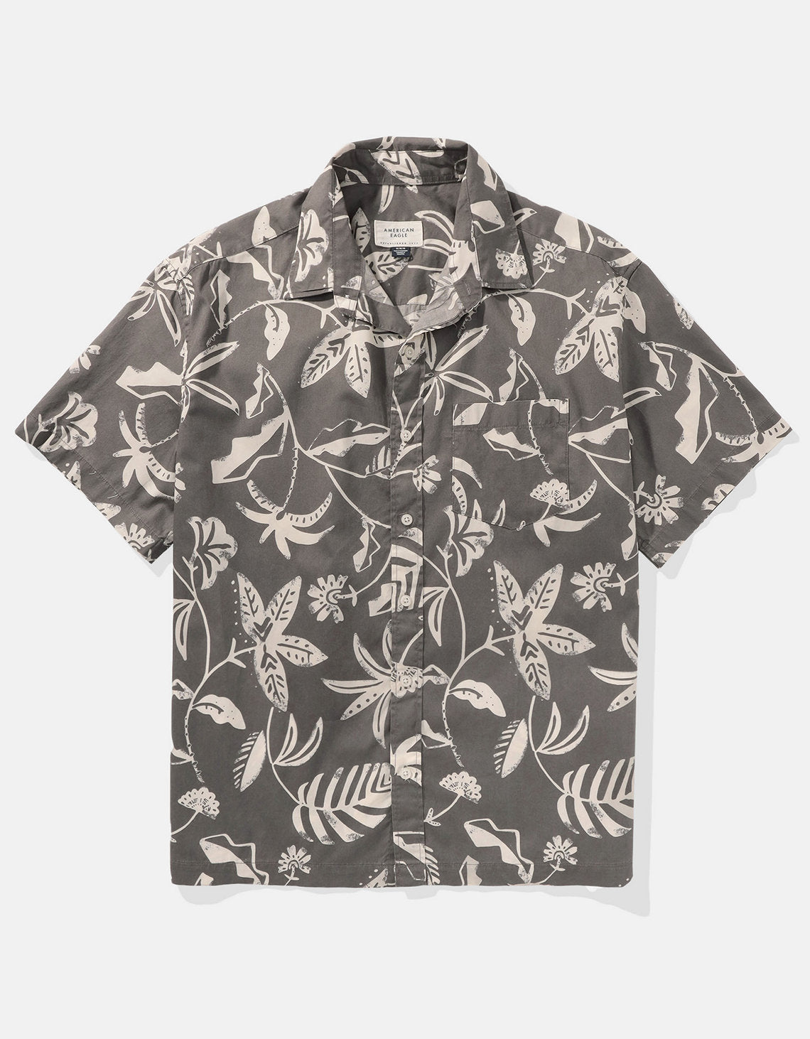 Camisa manga corta Ae con estampados - Gris 2154_6282_020_f