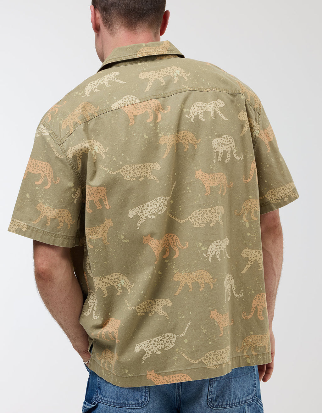 Camisa manga corta Ae con estampados - Verde 2154_6288_339_d2