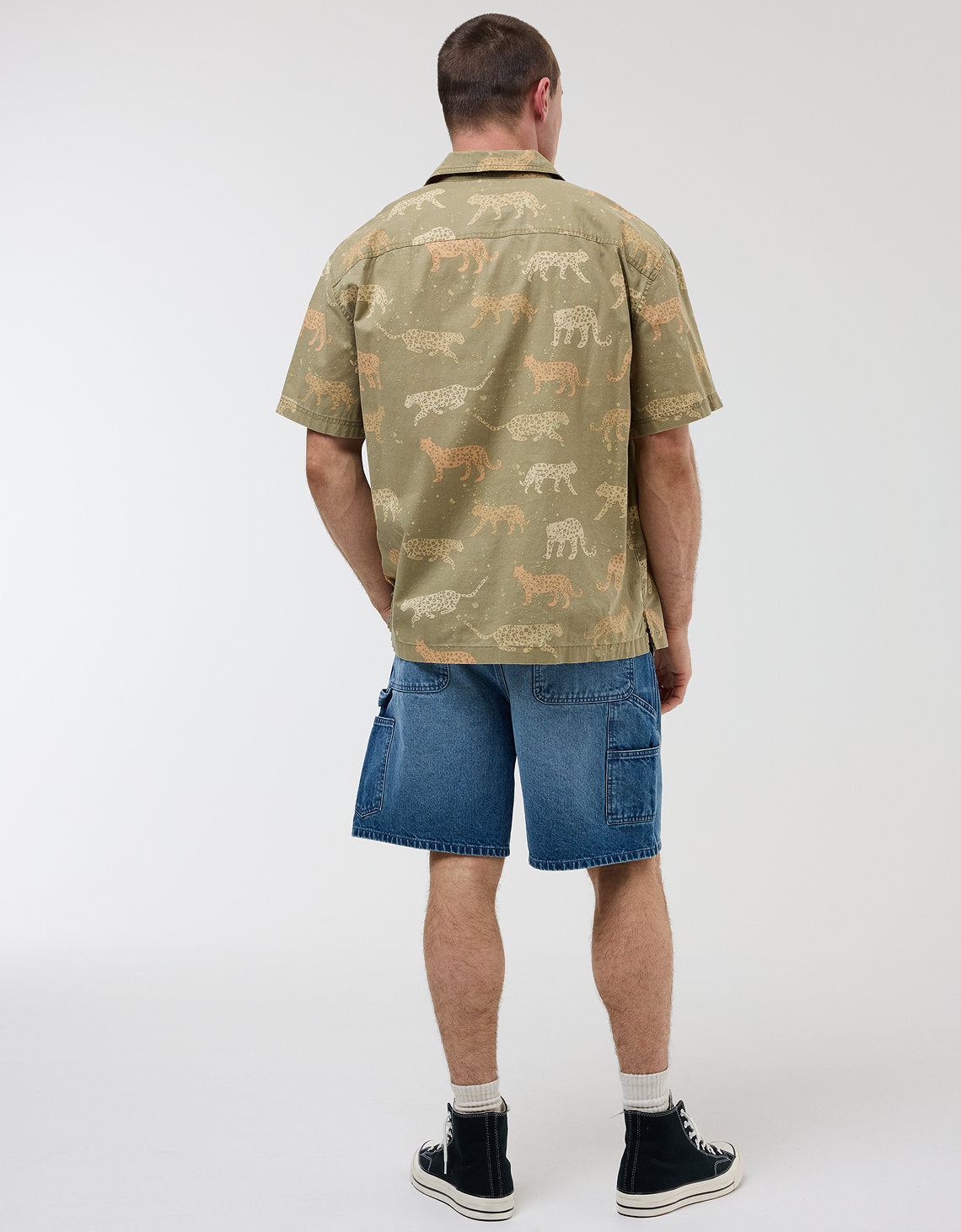 Camisa manga corta Ae con estampados - Verde 2154_6288_339_os