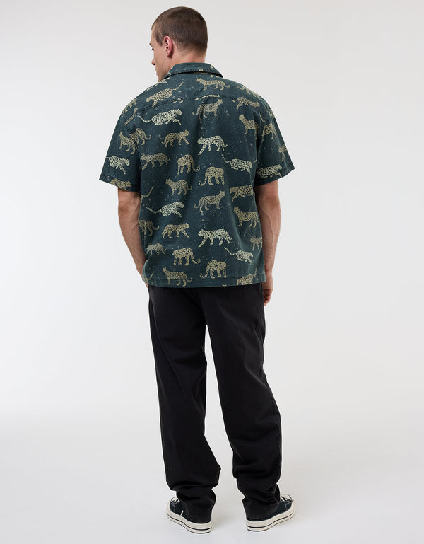 Camisa manga corta Ae con estampados - Gris