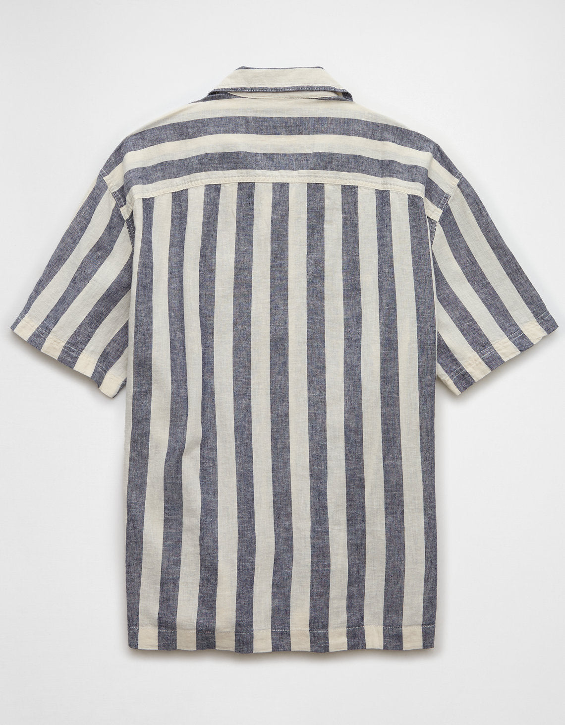 Camisa Manga Corta de Rayas Hombre AE - Gris 2154_6320_010_b