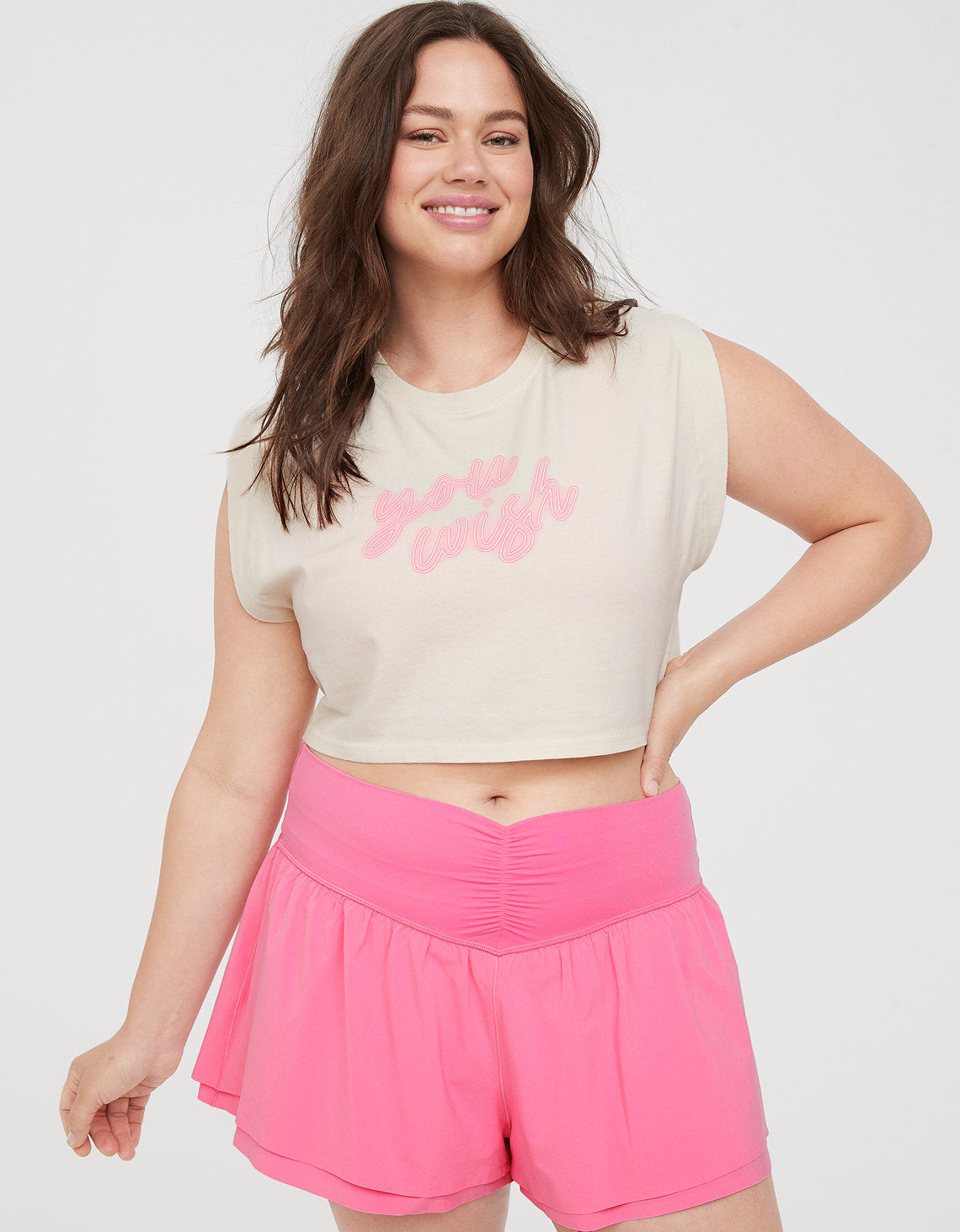 Camiseta cuello redondo algodón Aerie - Generico 2161_1426_041_os