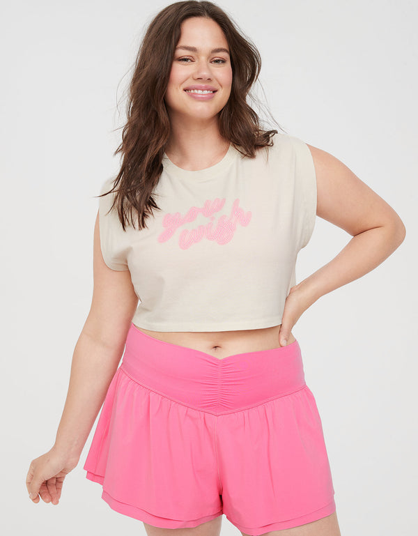 Camiseta cuello redondo algodón Aerie - Generico