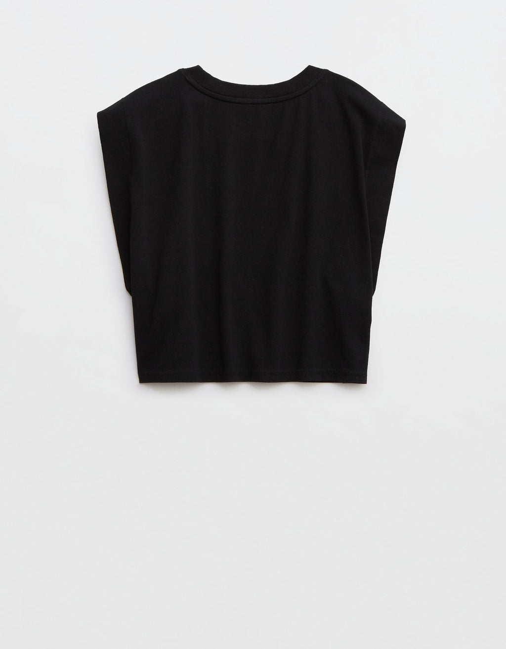 Camiseta cuello redondo algodón Aerie - Negro 2161_1426_073_b