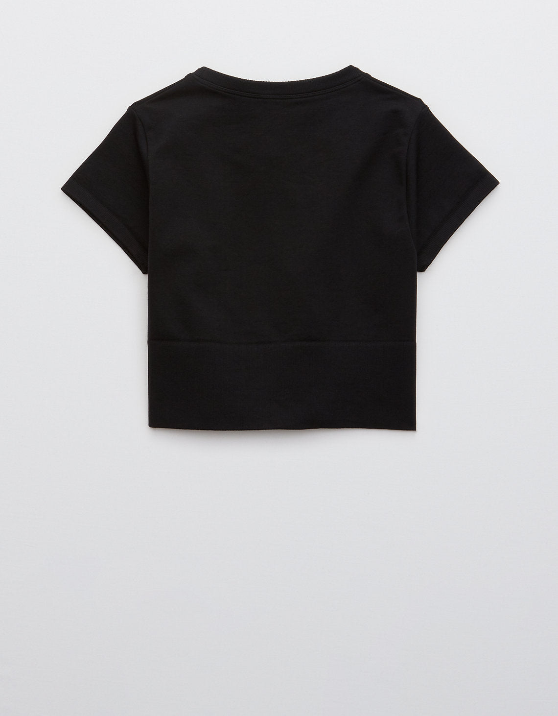 Camiseta corta sin costuras Mujer Offline - Negro 2161_1499_073_b