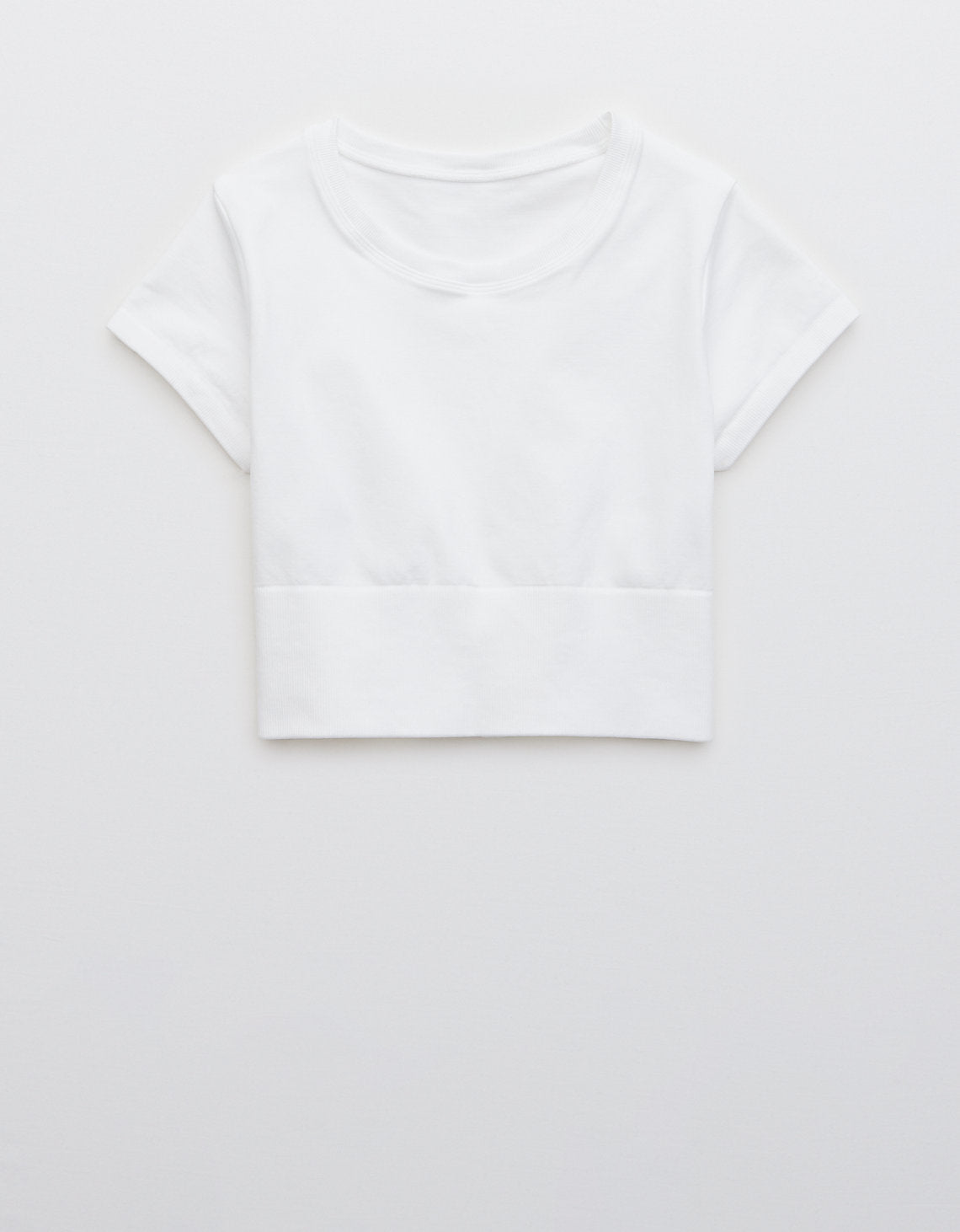 Camiseta corta sin costuras Mujer Offline - Blanco 2161_1499_100_f