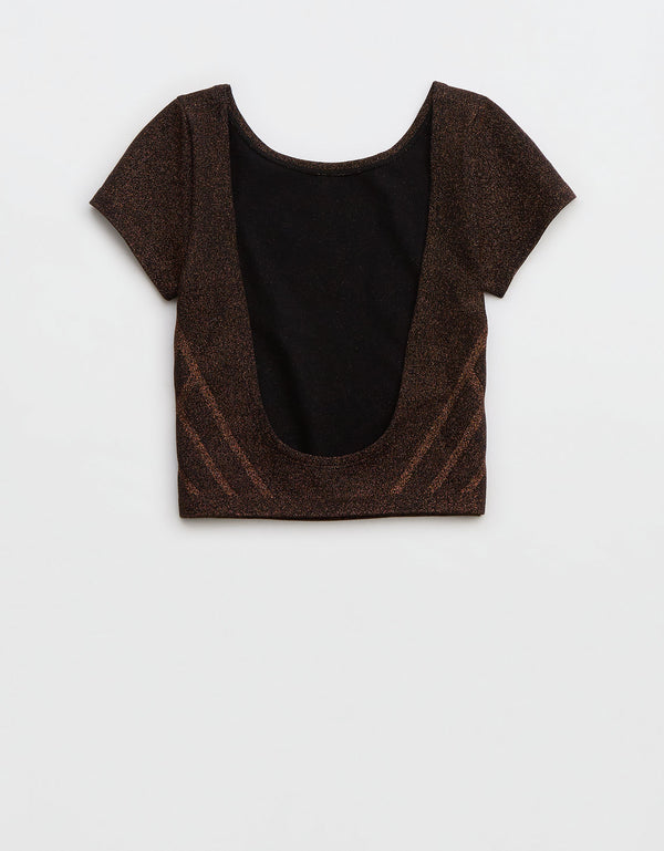 Camiseta cuello redondo algodón Aerie - Generico