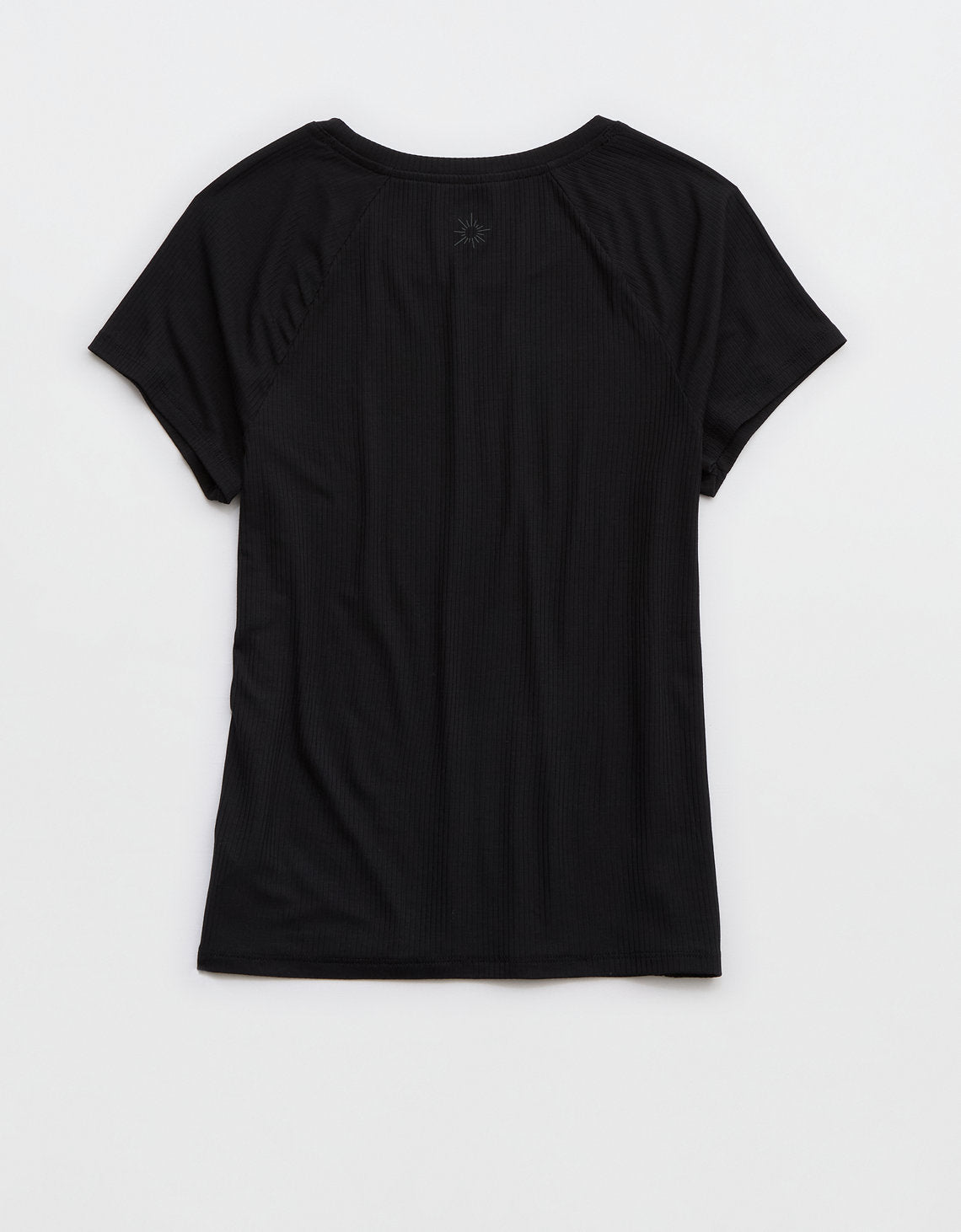 OFFLINE By Aerie Thumbs Up T-Shirt en Punto Elástico - Negro 2161_1989_073_b