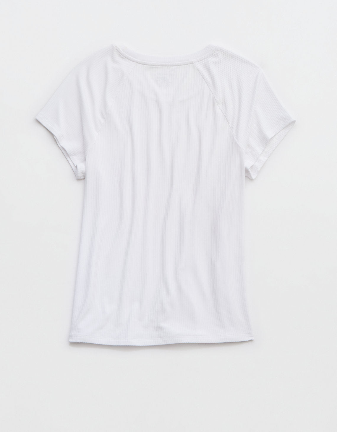 OFFLINE By Aerie Thumbs Up T-Shirt en Punto Elástico - Blanco 2161_1989_100_b