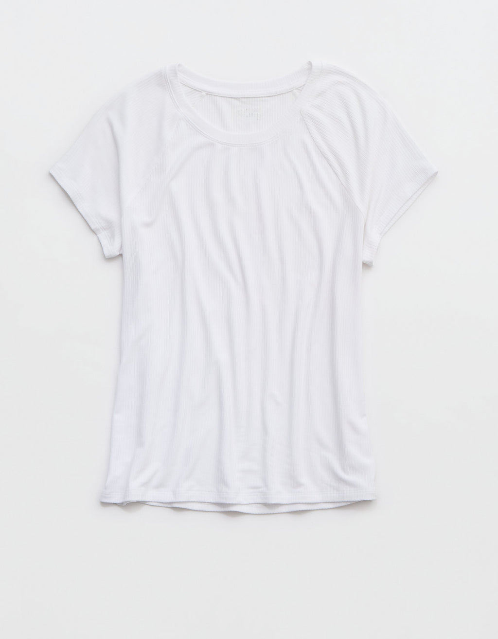 OFFLINE By Aerie Thumbs Up T-Shirt en Punto Elástico - Blanco 2161_1989_100_f