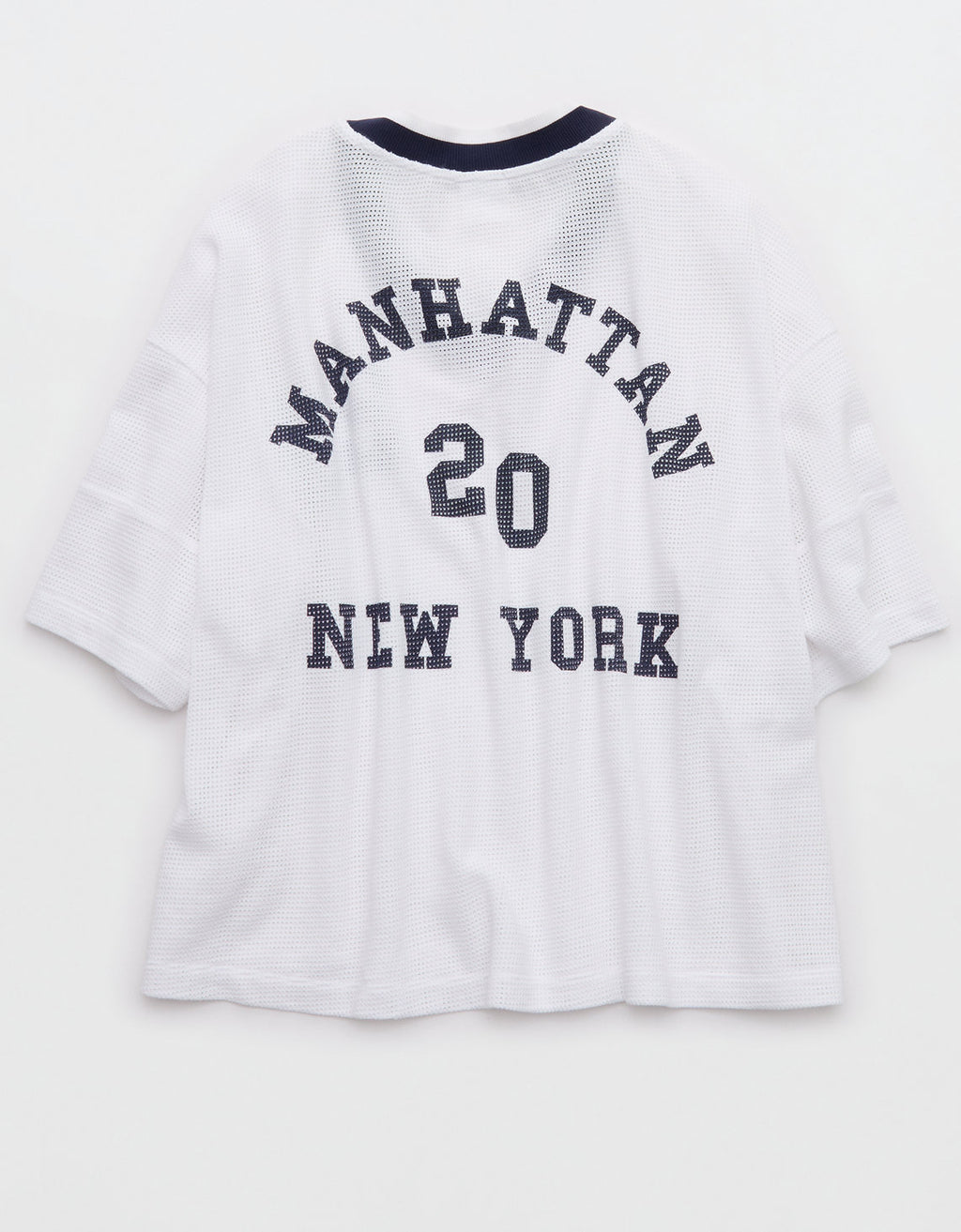 Camiseta OFFLINE manga corta de malla By Aerie - Blanco 2161_2274_100_b