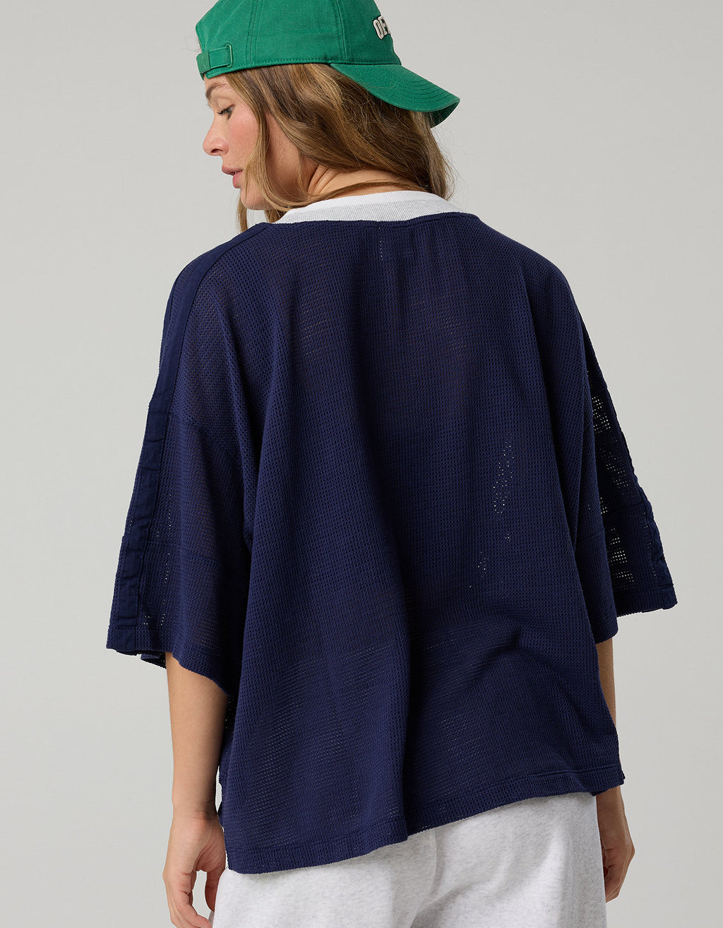 Camiseta OFFLINE manga corta de malla By Aerie - Azul 2161_2274_890_ob