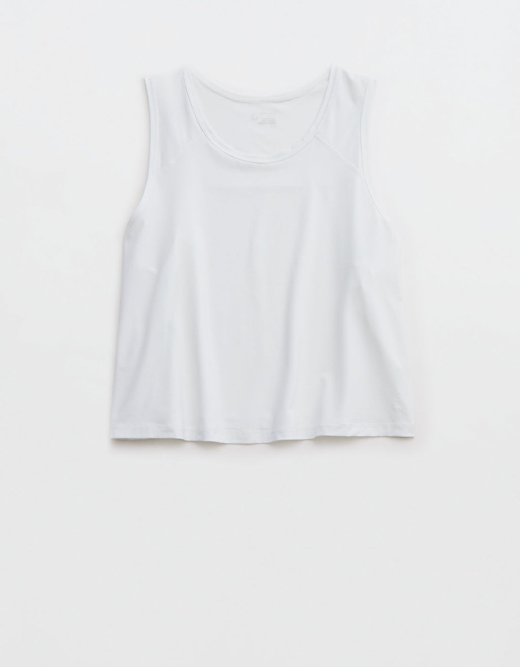 Camiseta Offline by Aerie Real Me corta sin mangas - Blanco 2163_1422_100_f