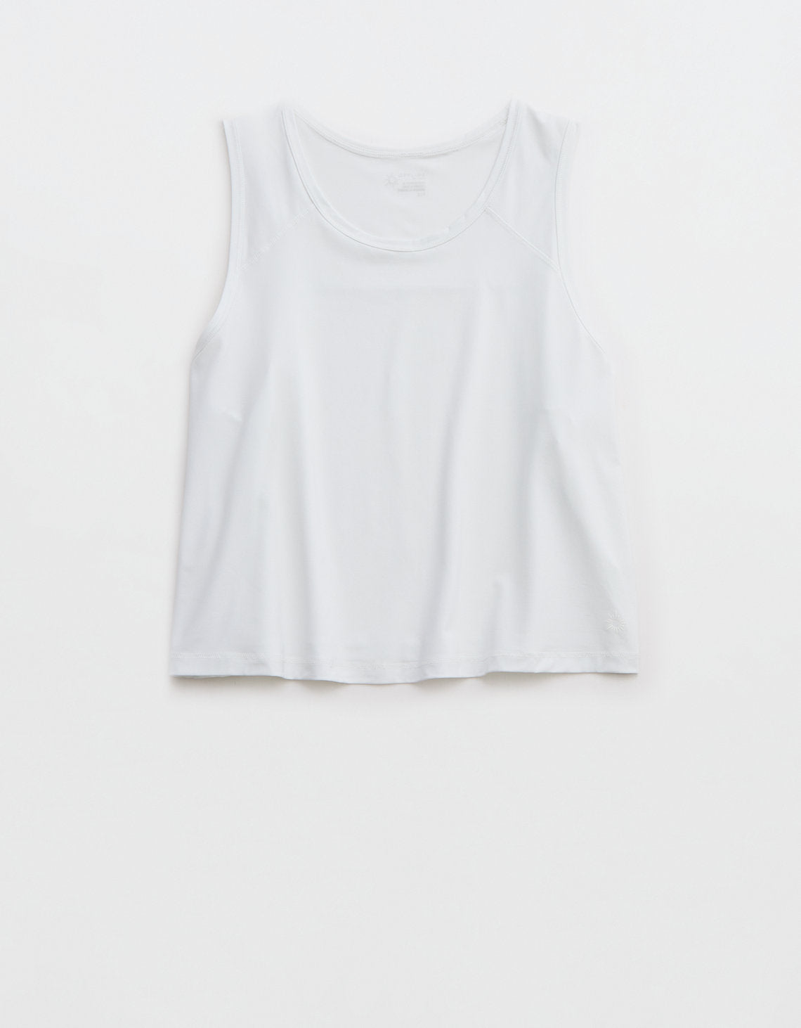 Camiseta Offline by Aerie Real Me corta sin mangas - Blanco 2163_1422_100_f