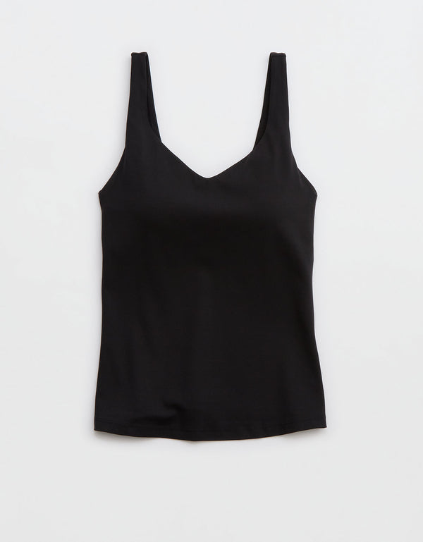 Top de tirantes sin costuras para uso OFFLINE - Negro